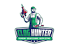 clog hunter plumbing logo design