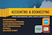 setup, clean up and bookkeeping in quickbooks online, xero and wave