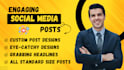 design engaging social media posts with curated content