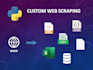 do web scraping, data mining, extraction and data collection