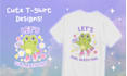 draw cute tshirt design illustration