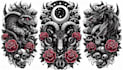 do unique style customized realism tattoo design
