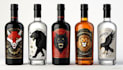 design premium wine label, luxury beer label and bottle packaging
