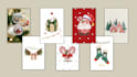 design a holiday card for christmas and new year
