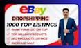 do ebay listing, ebay product listing, ebay SEO, ebay lister