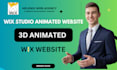 create 3d interactive wix website wix studio scrolling animation 3d wix website