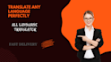 translate any language perfectly and quickly PDF  document