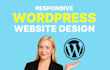 build responsive wordpress website design for your company