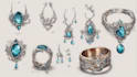 do a quick jewelry sketch design your concept