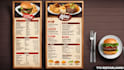 design TV menu restaurant menu digital menu board food menu