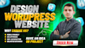 create wordpress website design or develop wordpress elementor pro website