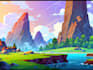 create 2d landscape and fantasy background