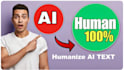manually edit and humanize ai text