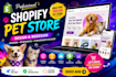 design a shopify pet store