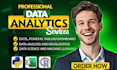 do data analytics, data visualization, excel power bi tableau dashboard projects