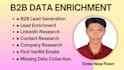 do data enrichment, b2b lead generation, and email leads
