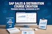 create sap sales and distribution course, training course, manual, playbook, PPT