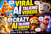 create viral ai talking object videos for reels, shorts  tiktok, ai animation