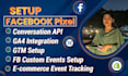 setup meta facebook pixel and conversion API with GTM, ga4