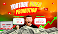 do organic youtube video promotion for channel growth