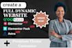 build dynamic wordpress website using crocoblock jet engine acf elementor pro