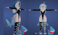create furry nsfw avatar, rig vrchat avatar, vroid model, face rig, lipsync