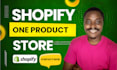 build automated dropshipping shopify store, shopify website, design, redesign