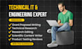 do in depth research, grant proposal writing and research editing