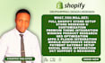 build design redesign high converting shopify dropshipping store website