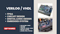 do verilog, vhdl programming, fpga using multisim, vivado, quartus