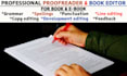 proofread book edit and format book ebook grammar check spellings punctuation