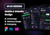 do mobile app ui ux design and website ui ux design