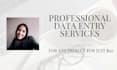 do accurate data entry, web research, and lead generation