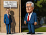 create funny political cartoons