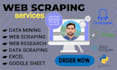 professionally scrape and clean the websites data