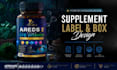 design premium supplement label and packaging