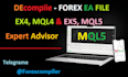 crack ea, decompile any forex ea file, unlock and indict source code