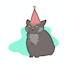 create simple cat illustration