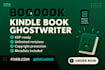book writing and ghostwriting KDP ready with formatting