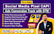 setup tiktok pixel,snapchat pixel,pinterest tag,meta pixel conversion API by GTM