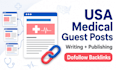 write and publish USA medical blog guest post with SEO backlink services