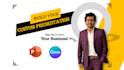 design powerpoint presentation, google slides, canva