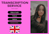 transcribe from audio to text for you