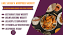build a wordpress online ordering restaurant website, wordpress website deliver