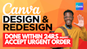 create social media design and redesign in canva