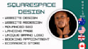 build design squarespace website for saloon cleaning booking website design SEO