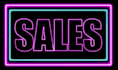 create a neon intro text or logo animation
