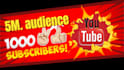 buy organic youtube 1000 subscribe for monetization