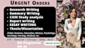 do urgent essay writing as an essay writer, assignments, research and summary
