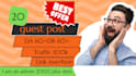 do 20 guest post high quality sites